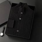 Men's Cashmere Cardigan Stand Collar Simple Urban Outerwear