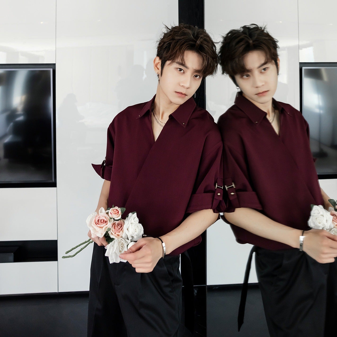 Men's High-grade Casual Loose And Simple Shirt