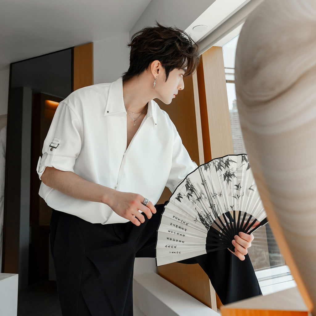 Men's High-grade Casual Loose And Simple Shirt