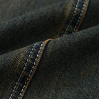 Men's Clothing Street Three-dimensional Cutting Worn Jeans