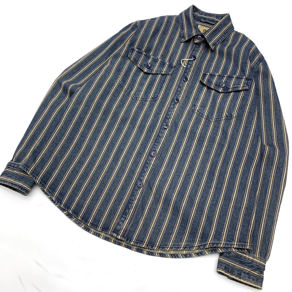 Men's Cotton Japanese-style Retro Denim Shirt