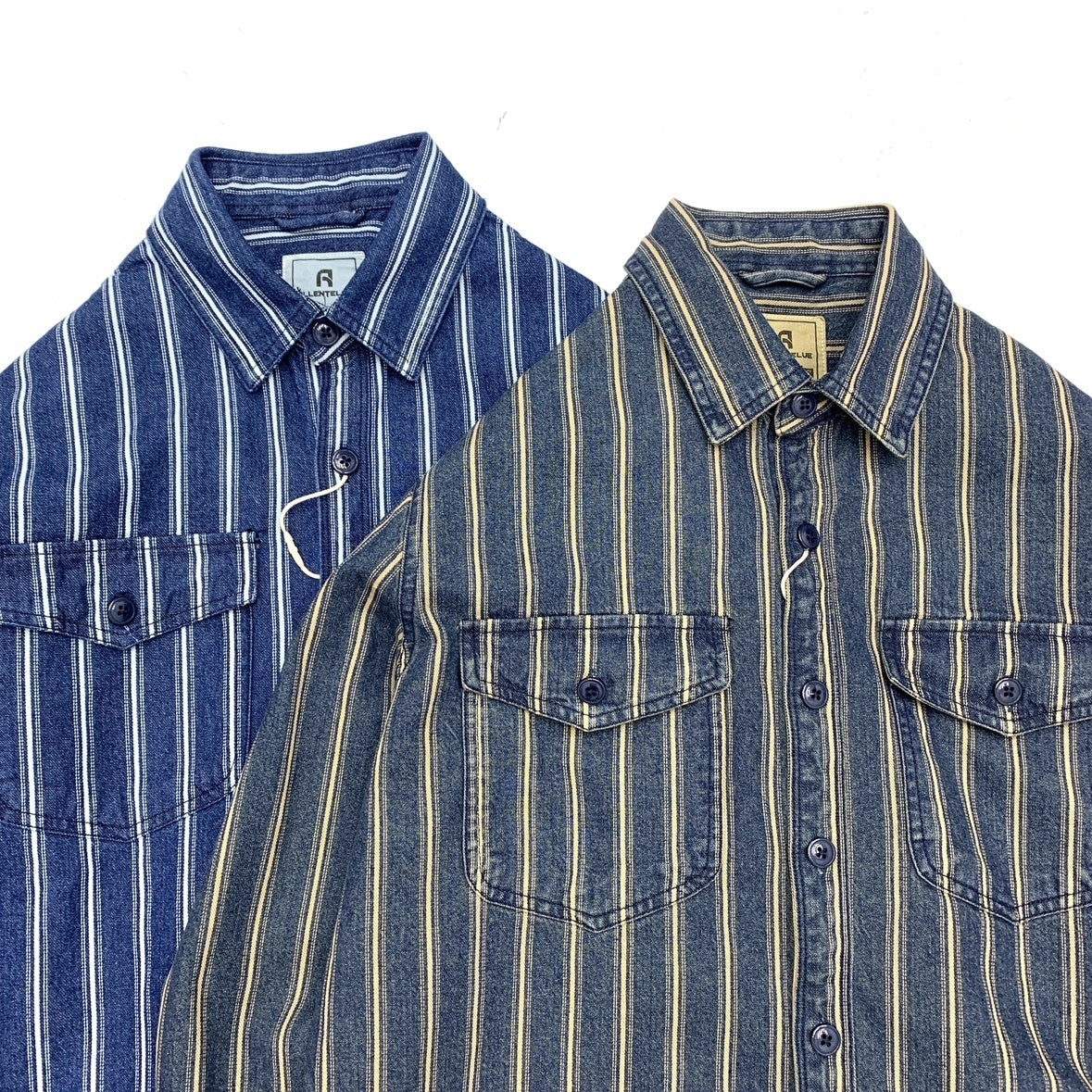 Men's Cotton Japanese-style Retro Denim Shirt