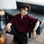 Men's High-grade Casual Loose And Simple Shirt