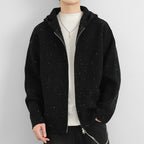 Hooded Thickened Personalized Warm Keeping Cardigan Sweater