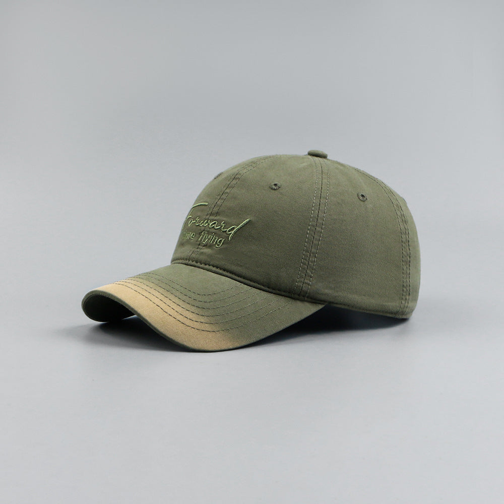 Letter Embroidery Men And Women All-matching Sun Hat