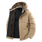 Men's Graphene Warm Thickened Casual Cotton-padded Clothes Coat