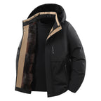 Men's Graphene Warm Thickened Casual Cotton-padded Clothes Coat